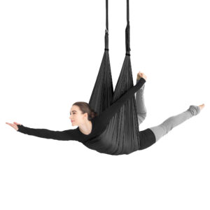 AMILA Ύφασμα Aerial Yoga Hammock Iris Nylon 40D 5 m – Μαύρη 96922