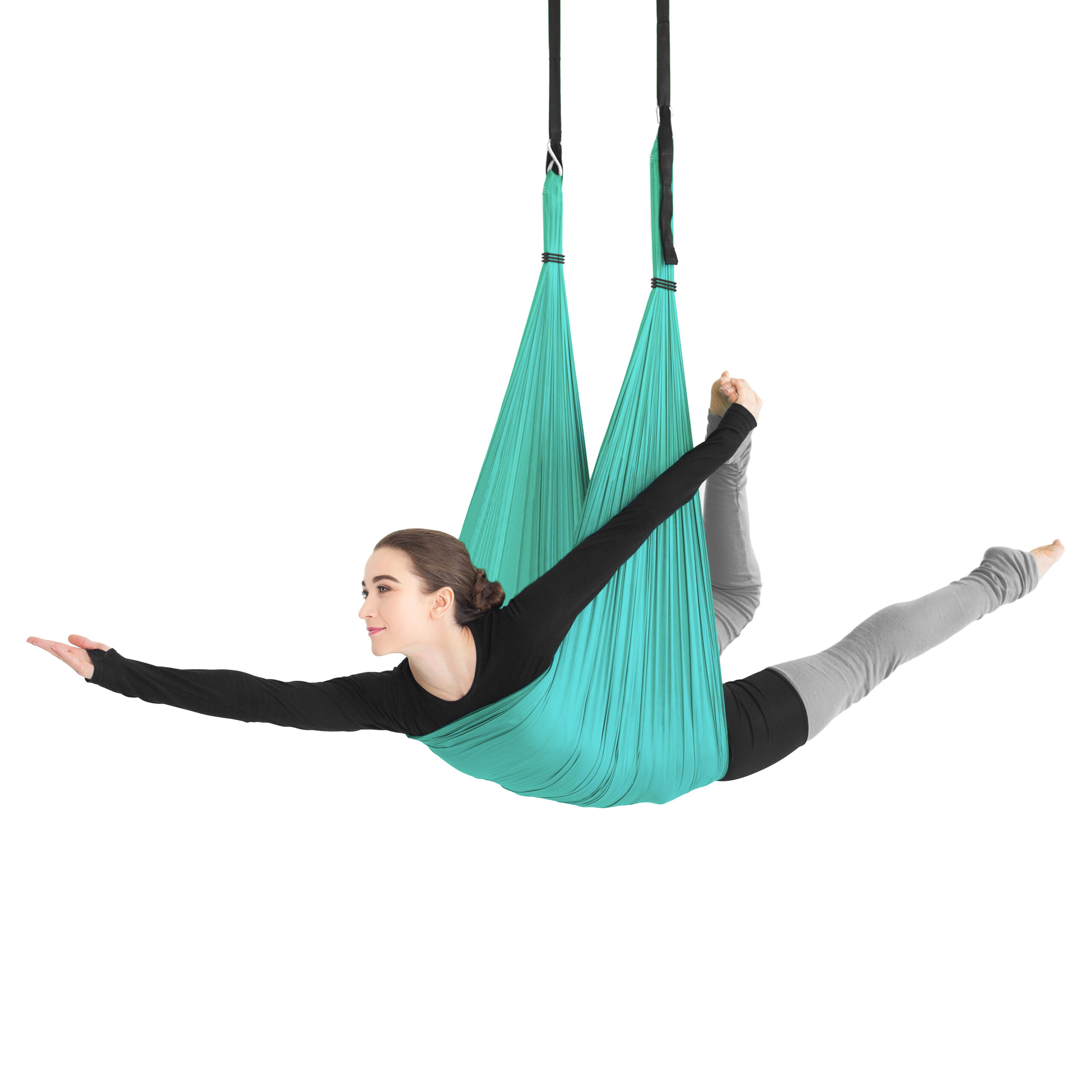 AMILA Ύφασμα Aerial Yoga Hammock Iris Nylon 40D 5 m – Emerald 96925