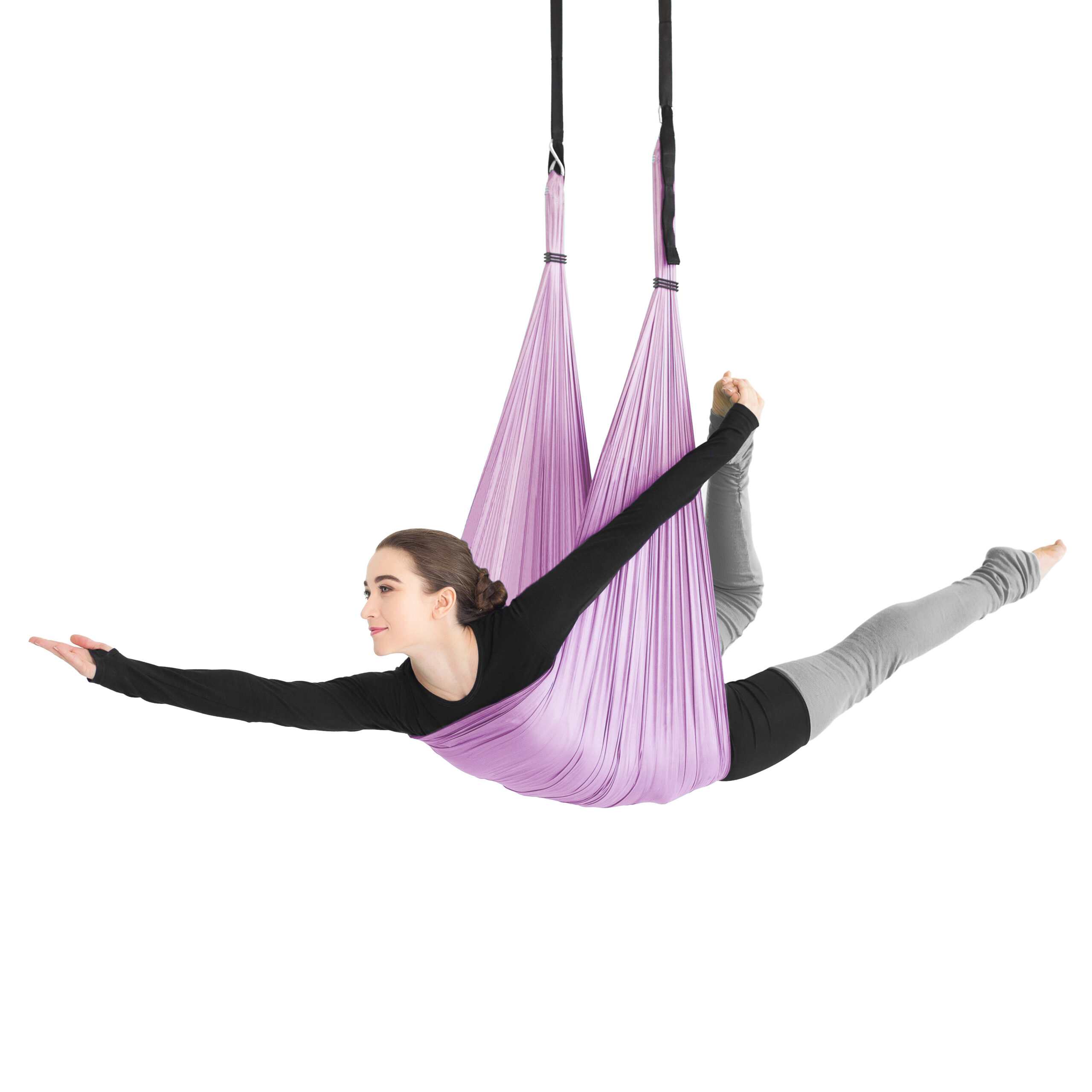 AMILA Ύφασμα Aerial Yoga Hammock Iris Nylon 40D 5 m – Violet 96926