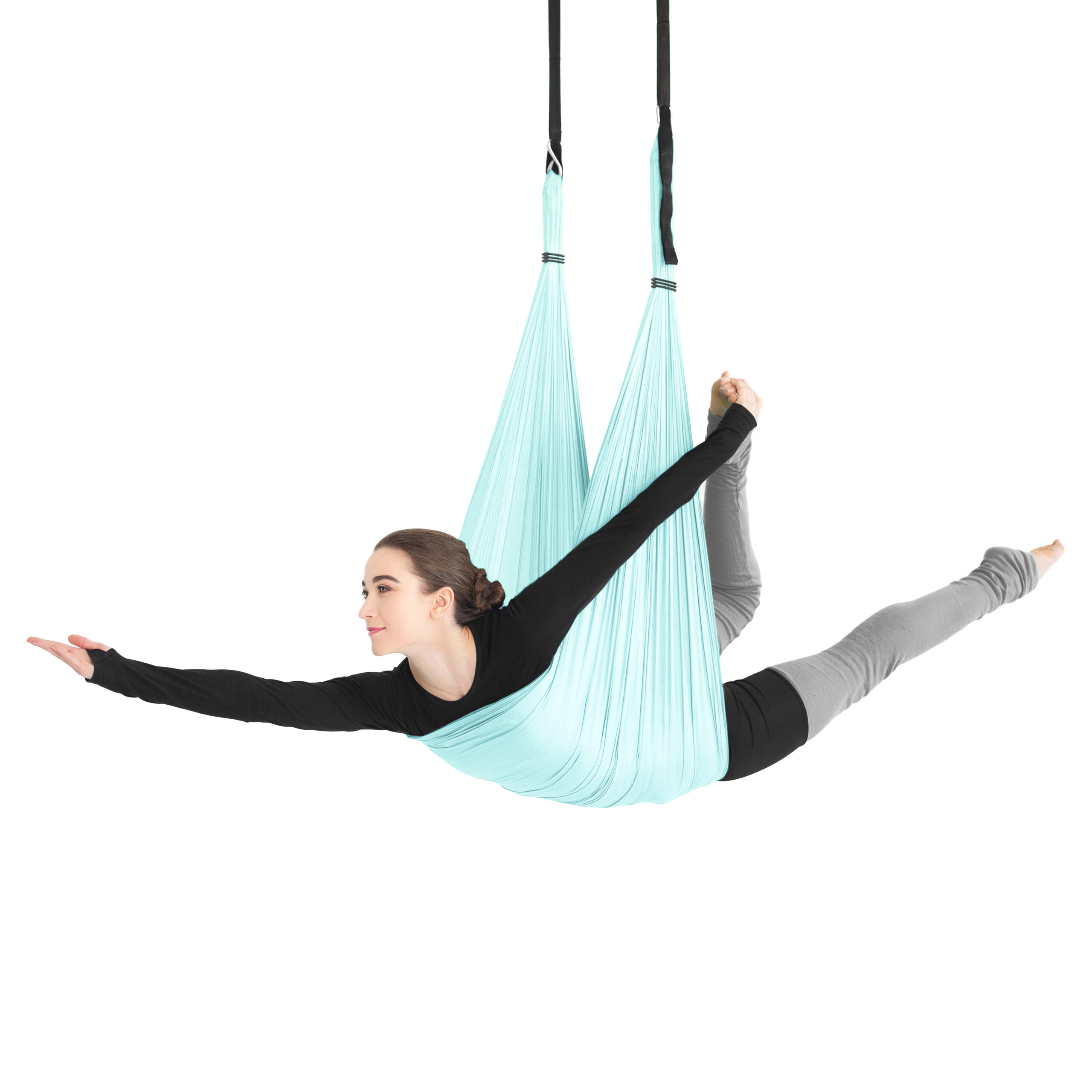 AMILA Ύφασμα Aerial Yoga Hammock Iris Nylon 40D 5 m – Baby Blue 96927