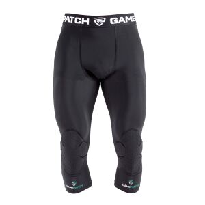 Gamepatch Padded 3/4 tights with full protection Unisex Black