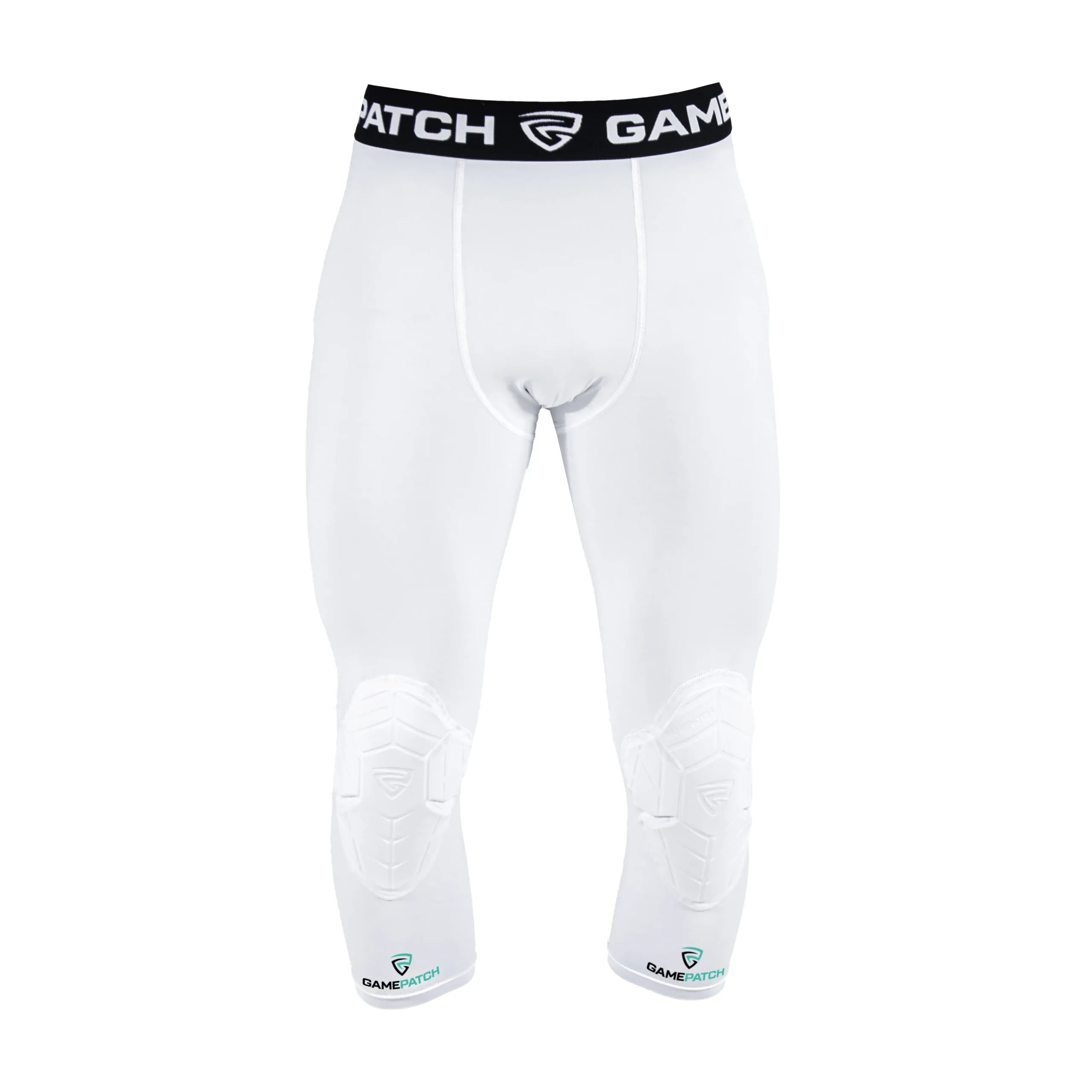 Gamepatch Padded 3/4 tights with full protection Unisex White