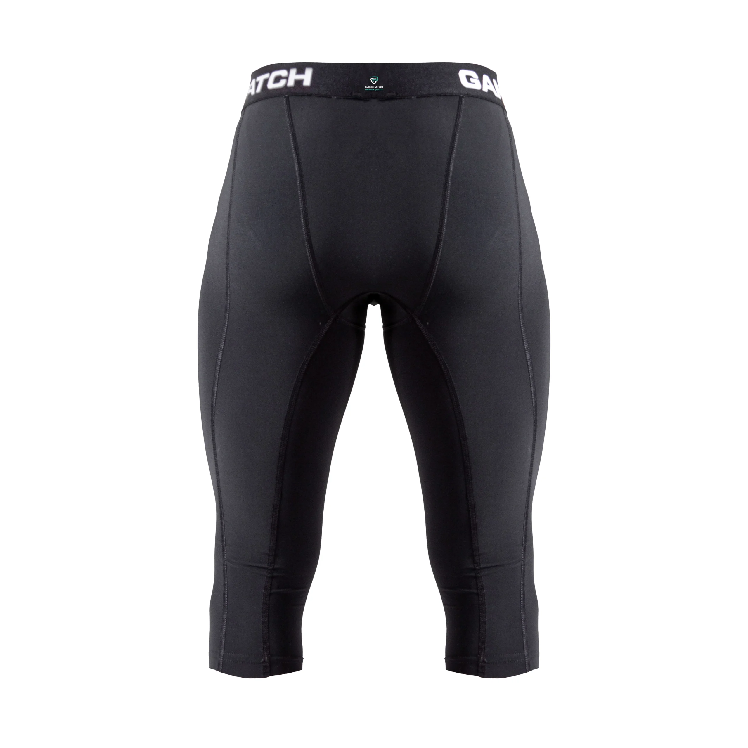 Gamepatch Padded 3/4 tights with full protection Unisex Black - Image 2
