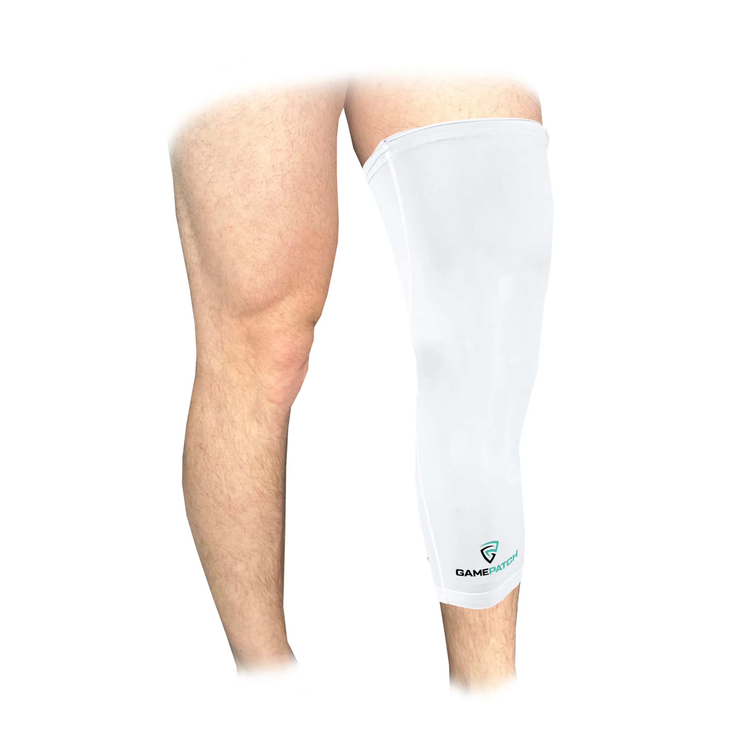 Gamepatch Compression leg sleeve Unisex White - Image 6