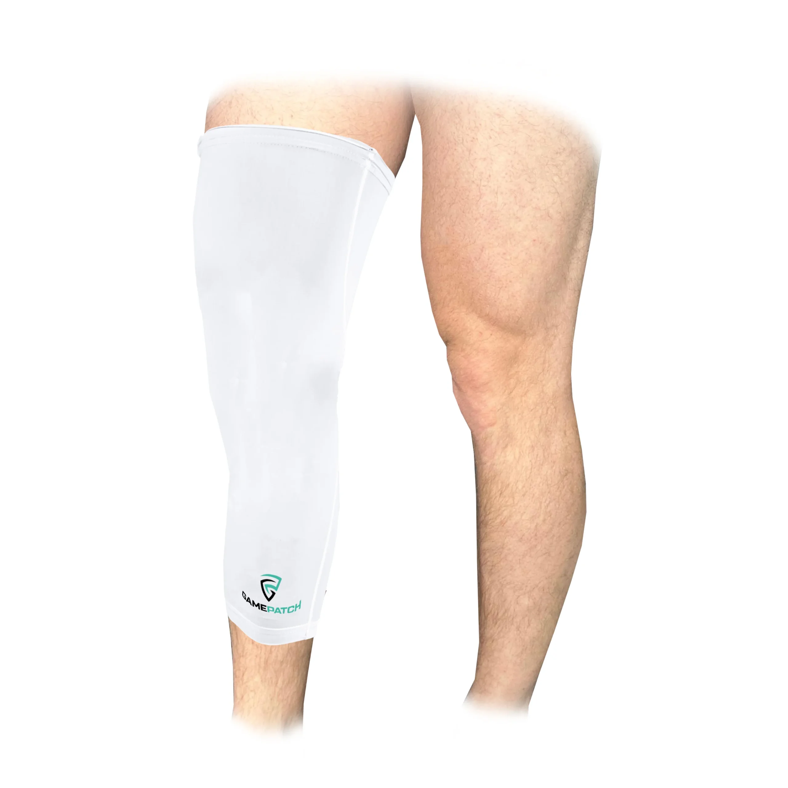 Gamepatch Compression leg sleeve Unisex White - Image 5