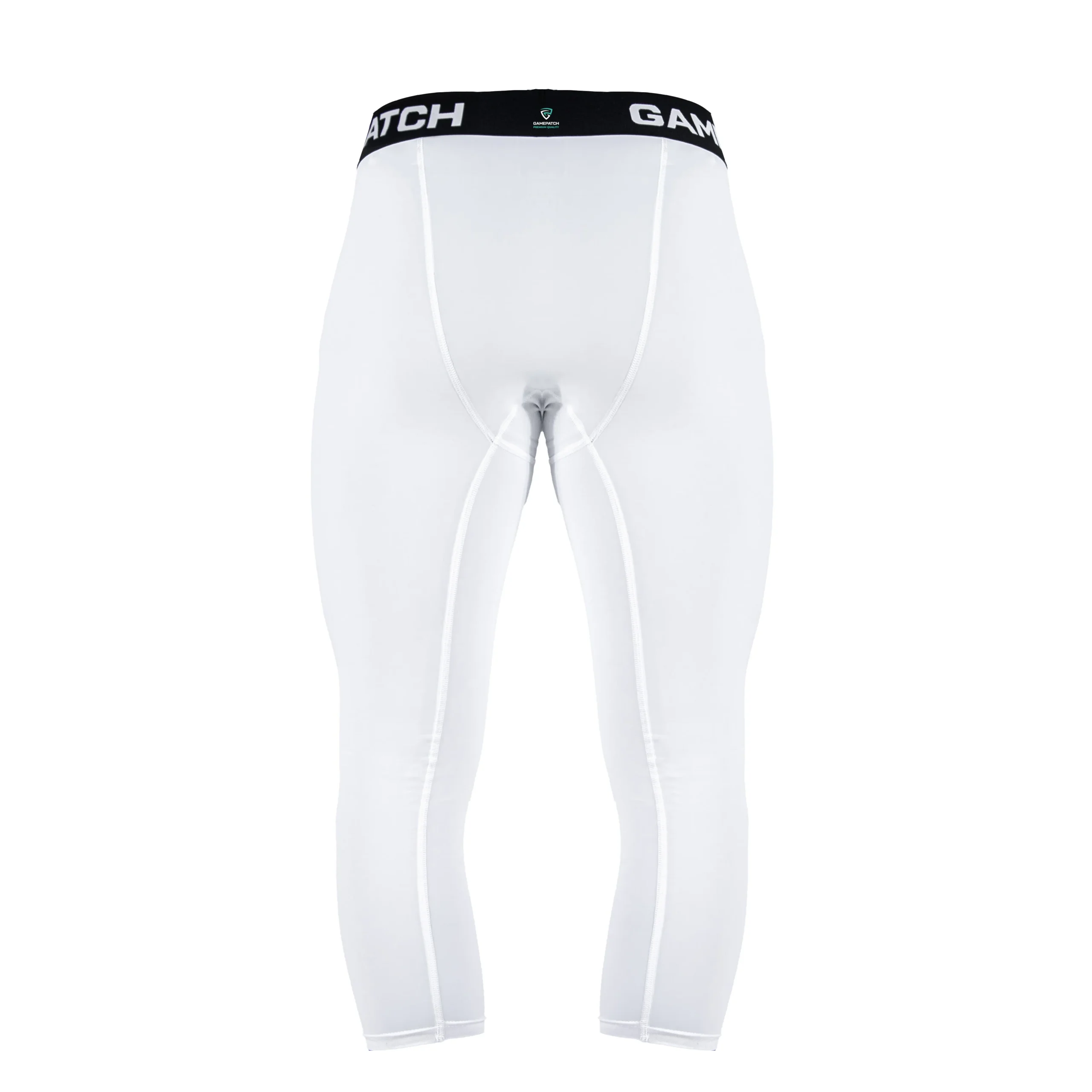 Gamepatch Padded 3/4 tights with full protection Unisex White - Image 2