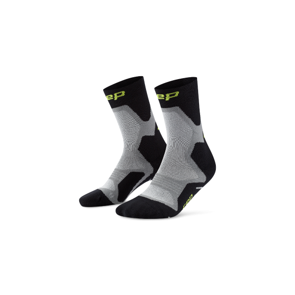 CEP run cushion Κάλτσες, mid cut, black, unisex