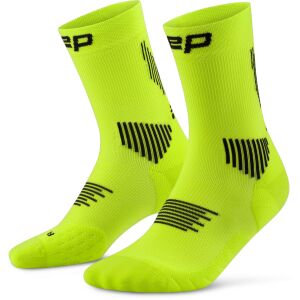 CEP run Κάλτσες, mid cut, 5.0, lime/black, men,