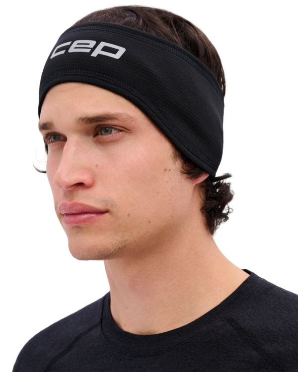 CEP core run thermal headband, black, unisex