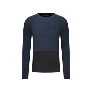 CEP ski merino base layer shirt, long sleeve, 2.0, black, men