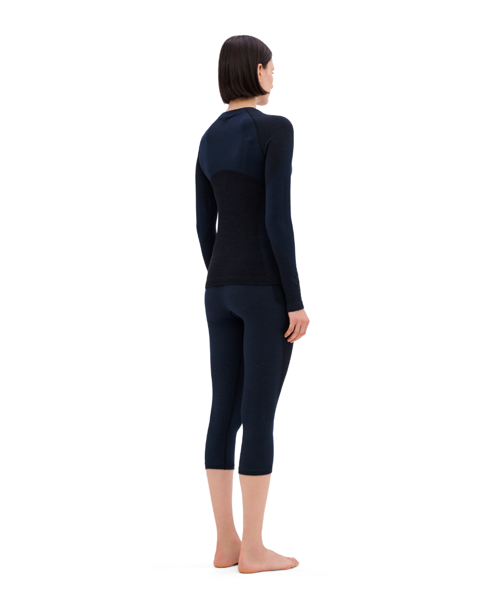 CEP ski merino base layer shirt, long sleeve, 2.0, black, women - Image 8
