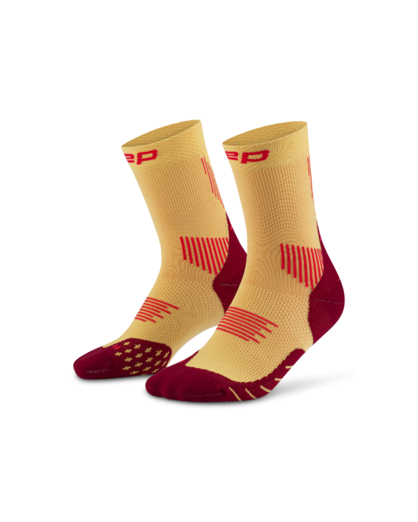 CEP run Κάλτσες, mid cut, 5.0, Γυναικείες marigold/burgundy