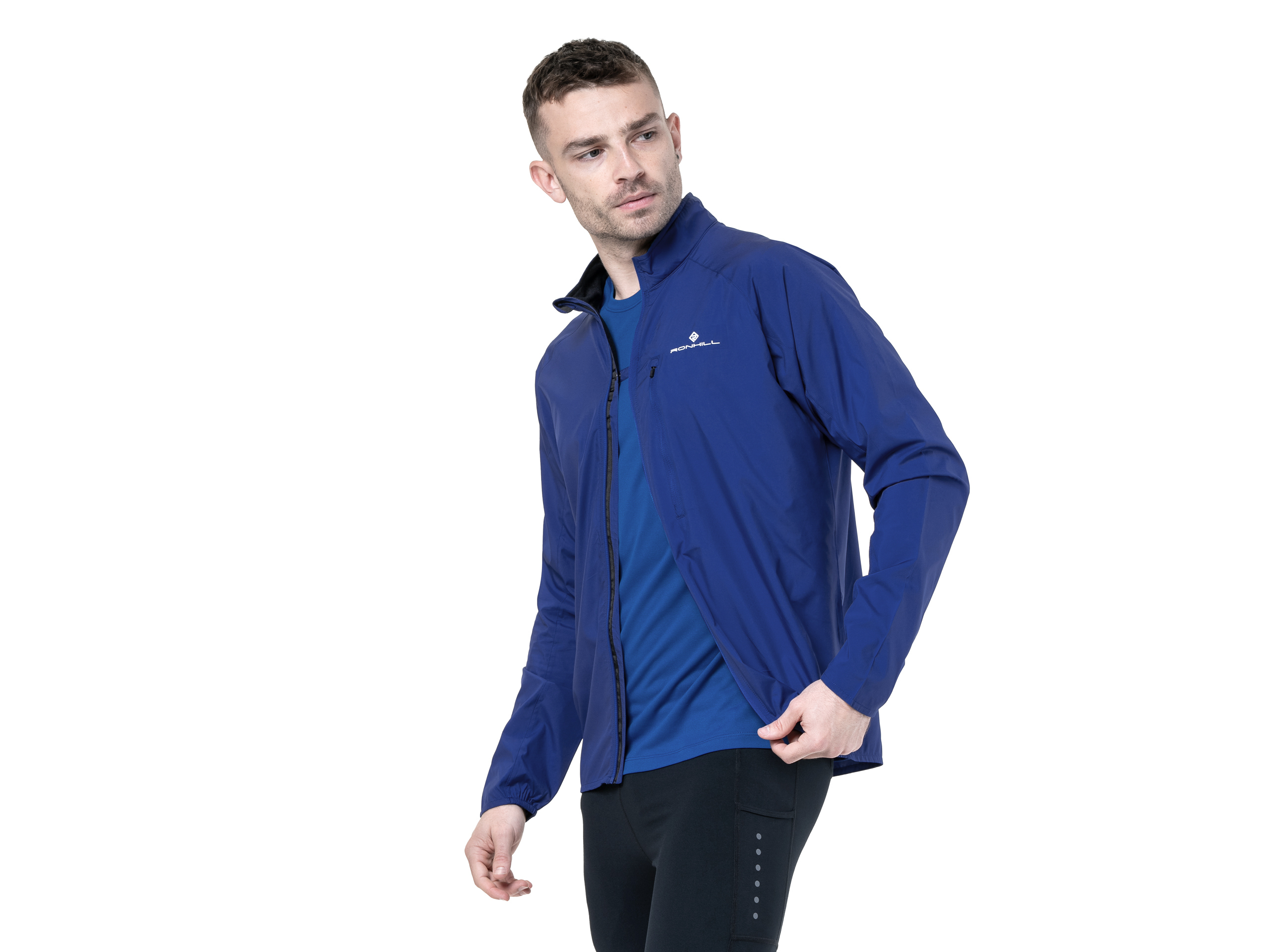 Ronhill Men's Core Jacket Rh-00898 DrkCobalt/BrightWhite - Image 5