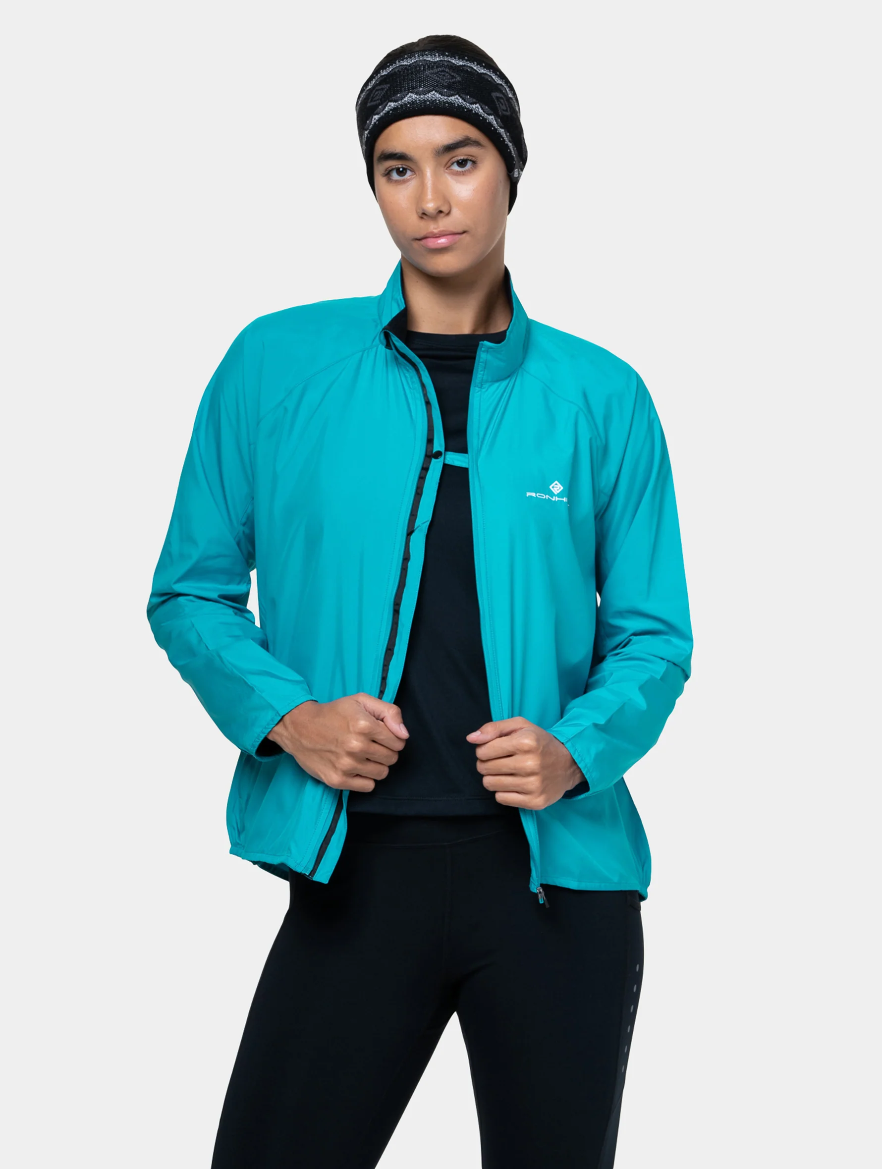 Ronhill Wmn's Core Jacket Rh-01141 Azure/Bright White - Image 7