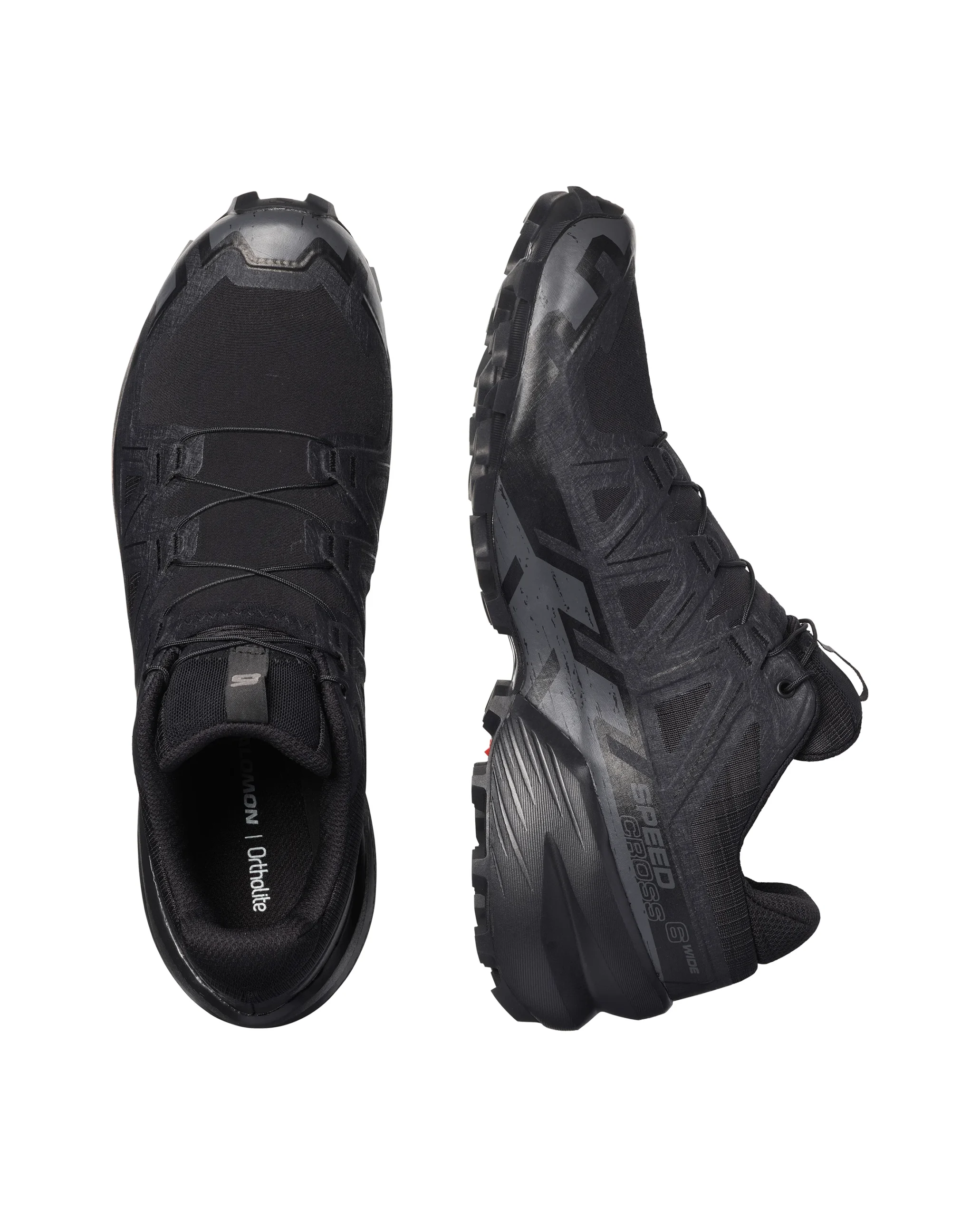 Salomon SPEEDCROSS 6 WIDE BLACK/BLACK/PHAN - Image 6