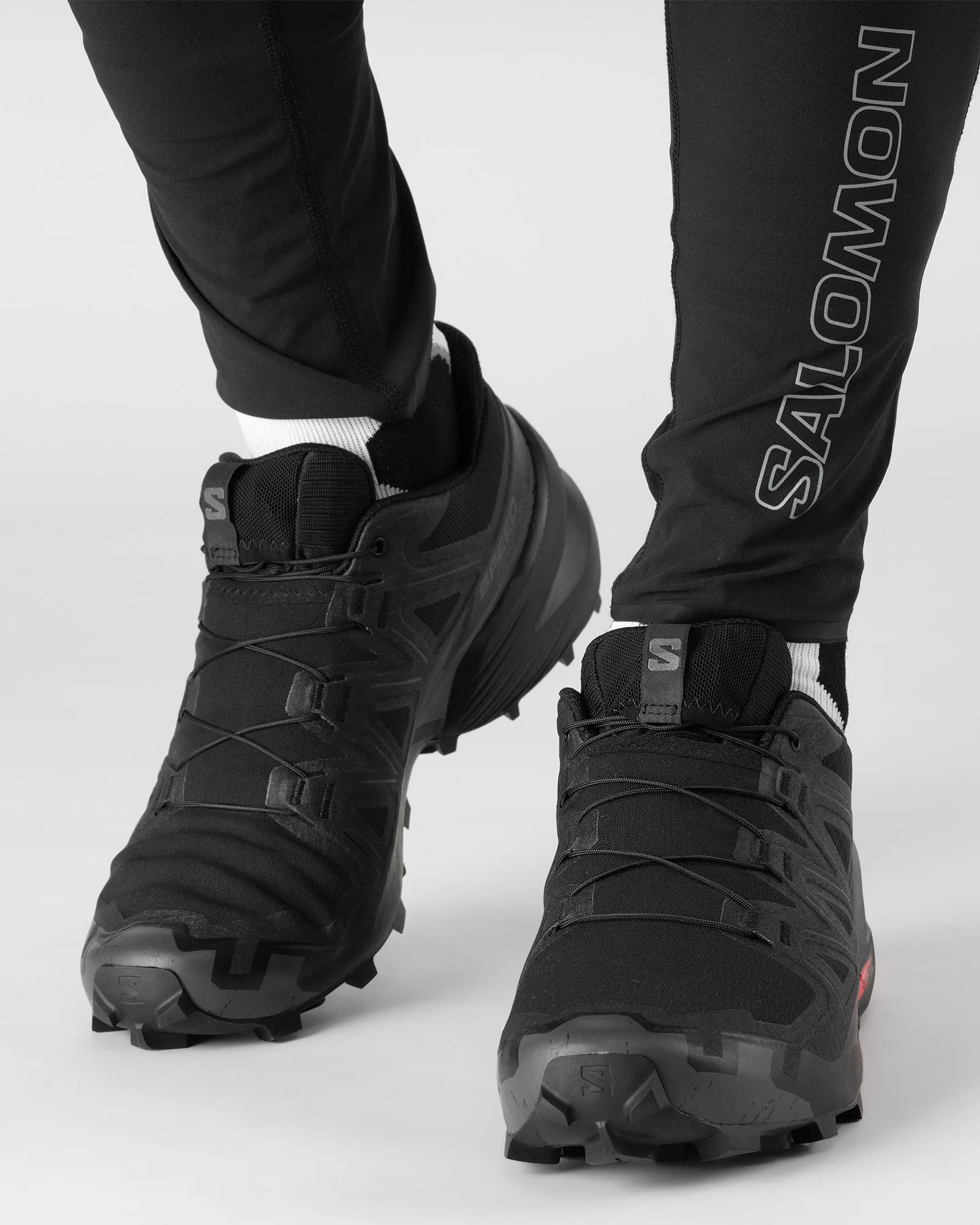 Salomon SPEEDCROSS 6 WIDE BLACK/BLACK/PHAN - Image 8