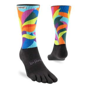 Injinji Κάλτσες Trail MIDWEIGHT MINI CREW  213470 VERDURE SPECTURM