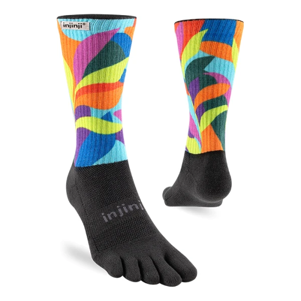 Injinji Κάλτσες Trail MIDWEIGHT MINI CREW VERDURE SPECTURM