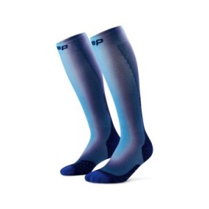 CEP CORE RUN EDT. GRADIENT SOCKS, TALL, 5.0 - MEN BLUE