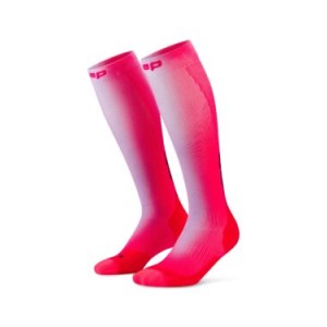 CEP CORE RUN EDT. GRADIENT SOCKS, TALL, 5.0 - WOMEN LILAC/PINK