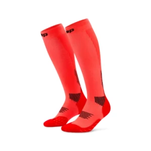 CEP CORE RUN ULTRALIGHT SOCKS, TALL, 4.0 - Γυναικείες Κάλτσες NEON CORAL/RED