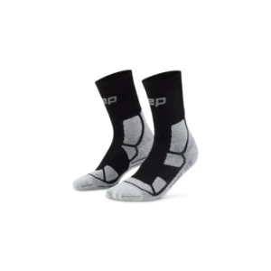 CEP Κάλτσες Πεζοπορίας HIKING MID CUSHION SOCKS, MID CUT - MEN BLACK/GREY