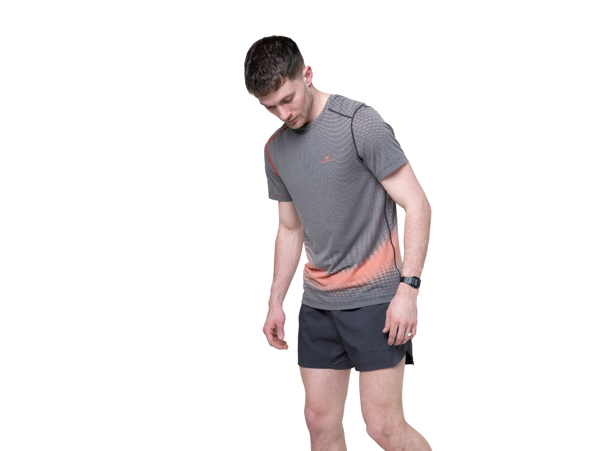 Ronhill Men's Tech Golden Hour S/S Μπλουζάκι Κόκκινο - Image 6