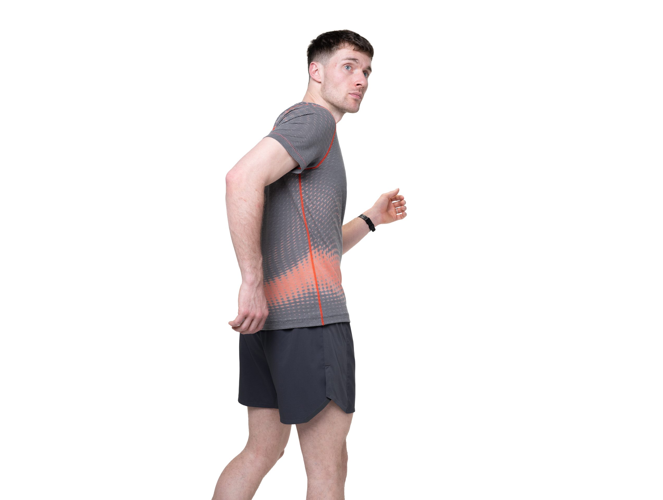 Ronhill Men's Tech Golden Hour S/S Μπλουζάκι Κόκκινο - Image 3
