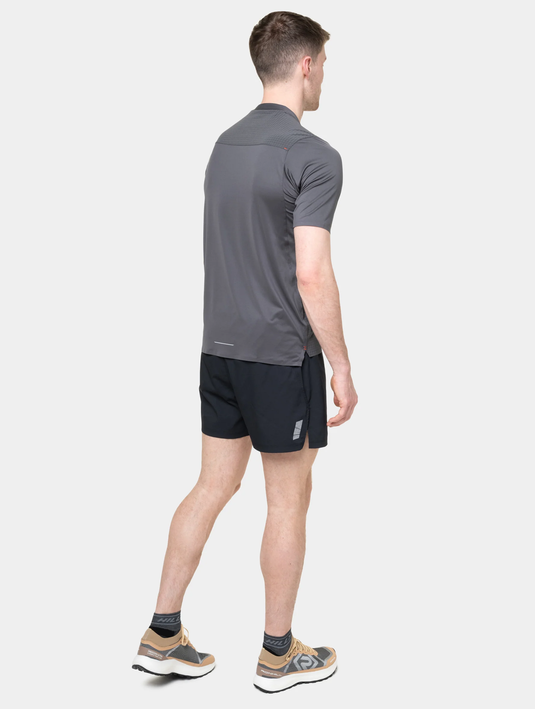 Ronhill Men's Tech All-Terrain S/S Μπλουζάκι Γκρί - Image 4
