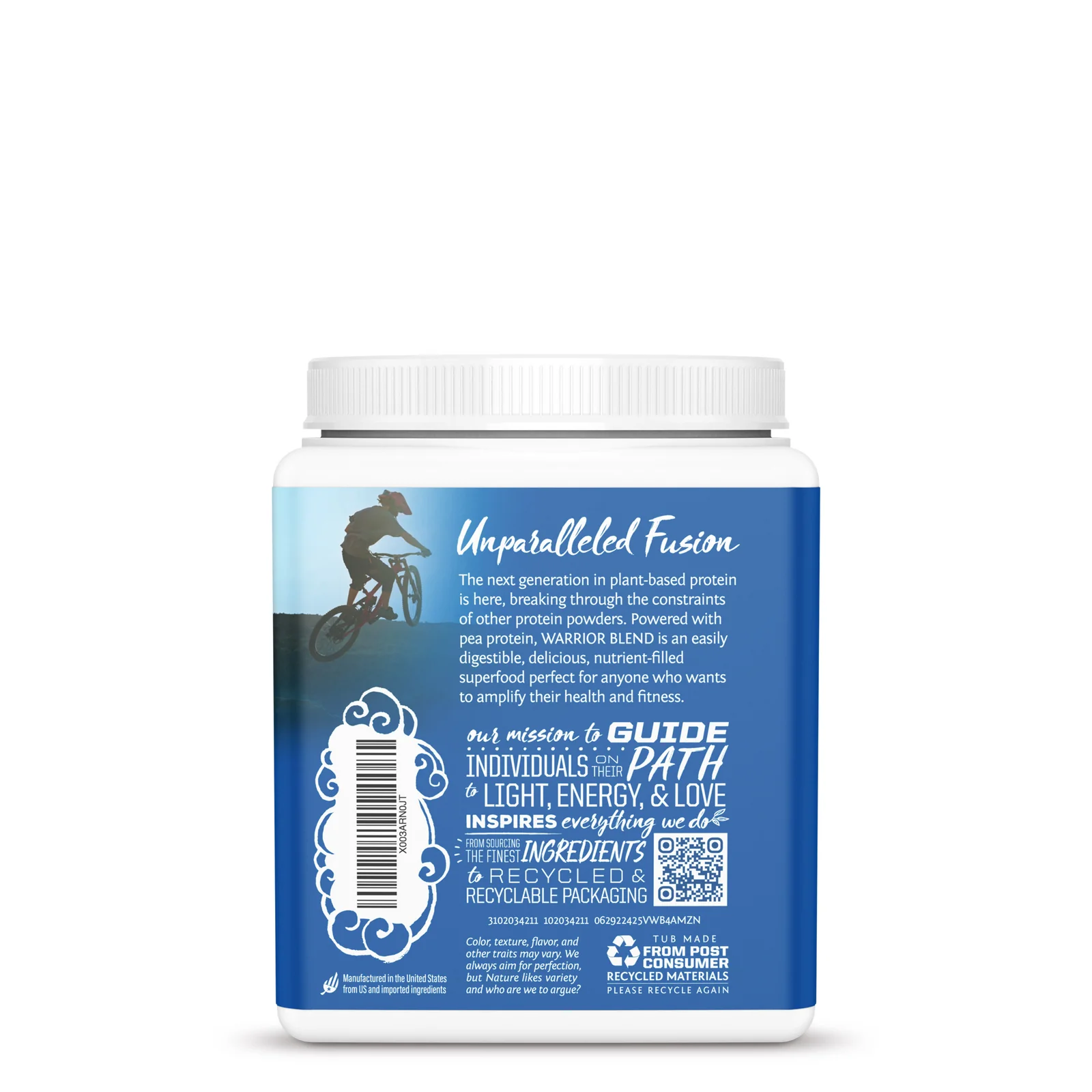 Sunwarrior Warrior Blend Organic Vegan Protein (375g) ORGANIC - Image 4