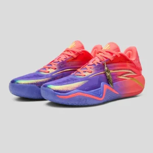 ANTA Basketball Shoes MEN Purple/Pink/Red