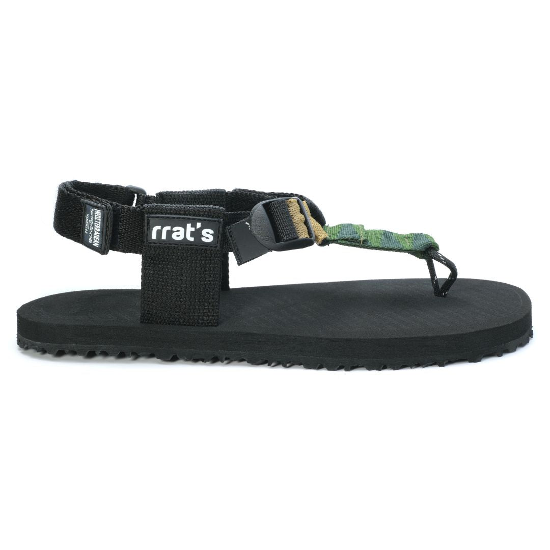 RRAT'S Unisex Σανδάλια Y-Gravel Πράσινο / Μπεζ - Image 2