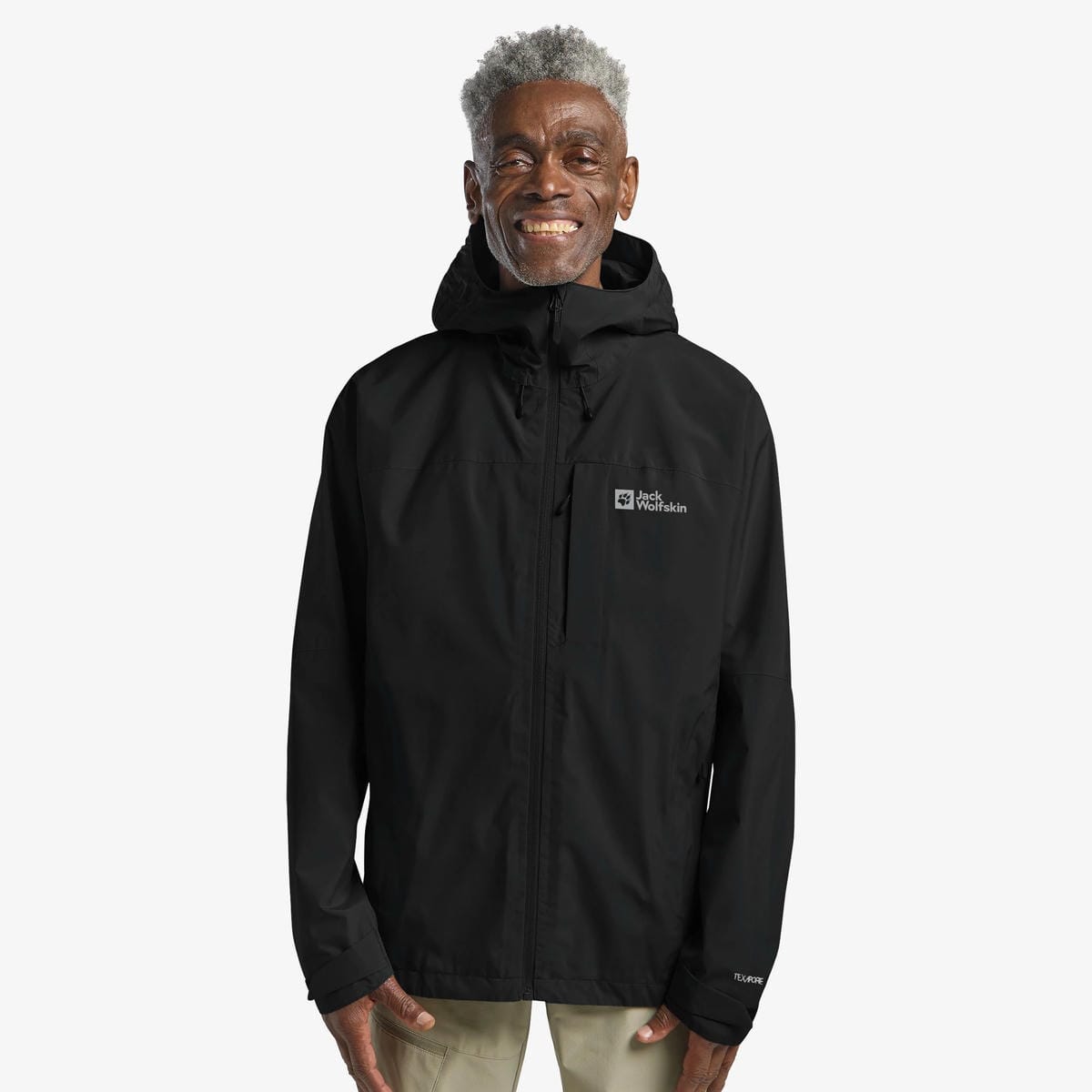 Jack Wolfskin Ανδρικά Αδιάβροχο Μπουφάν – Tempest 2L – Μαύρο - Image 7