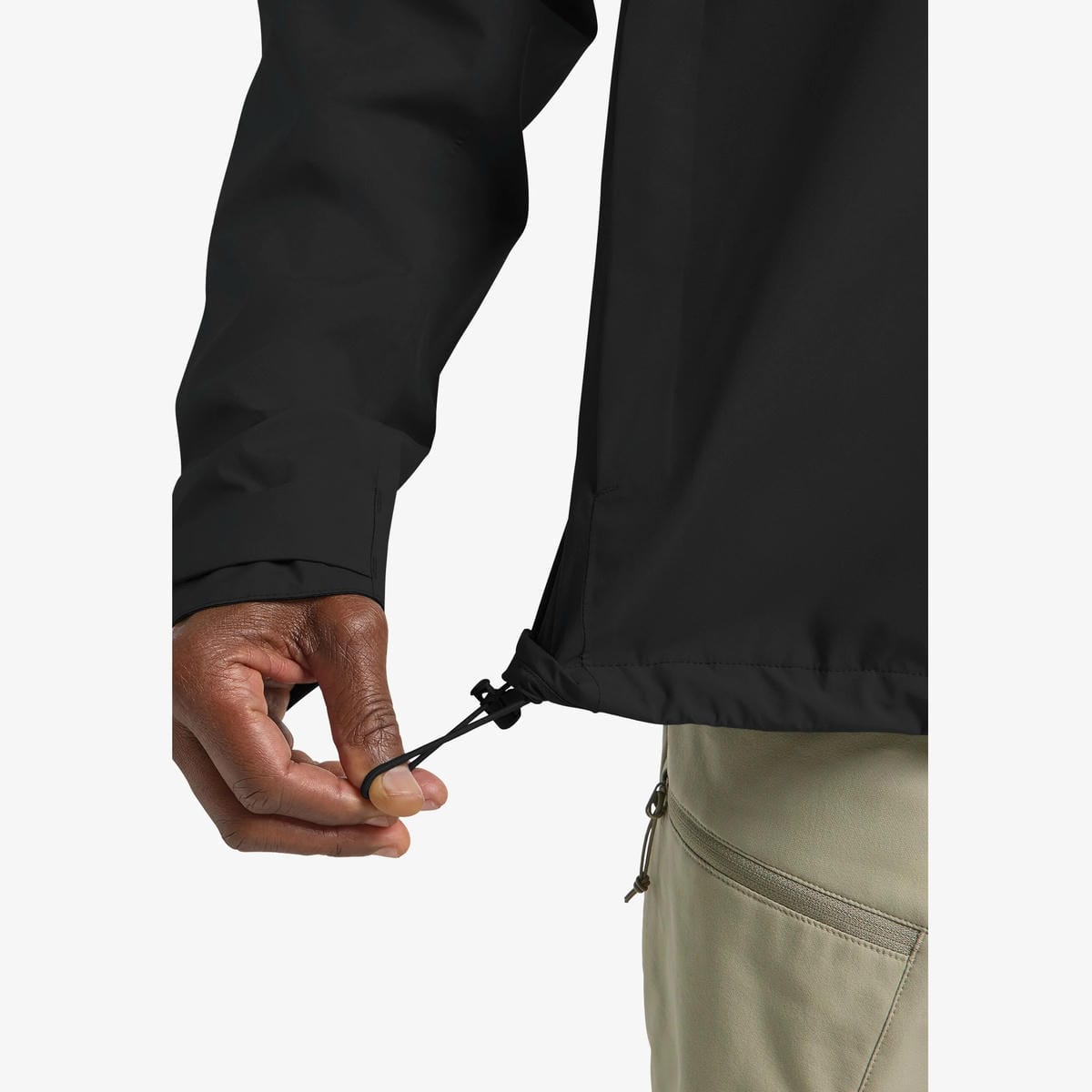Jack Wolfskin Ανδρικά Αδιάβροχο Μπουφάν – Tempest 2L – Μαύρο - Image 2