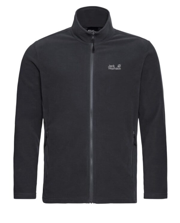 Jack Wolfskin Ανδρικά Ζακέτα Fleece – Taunus 100 FZ – Μαύρο