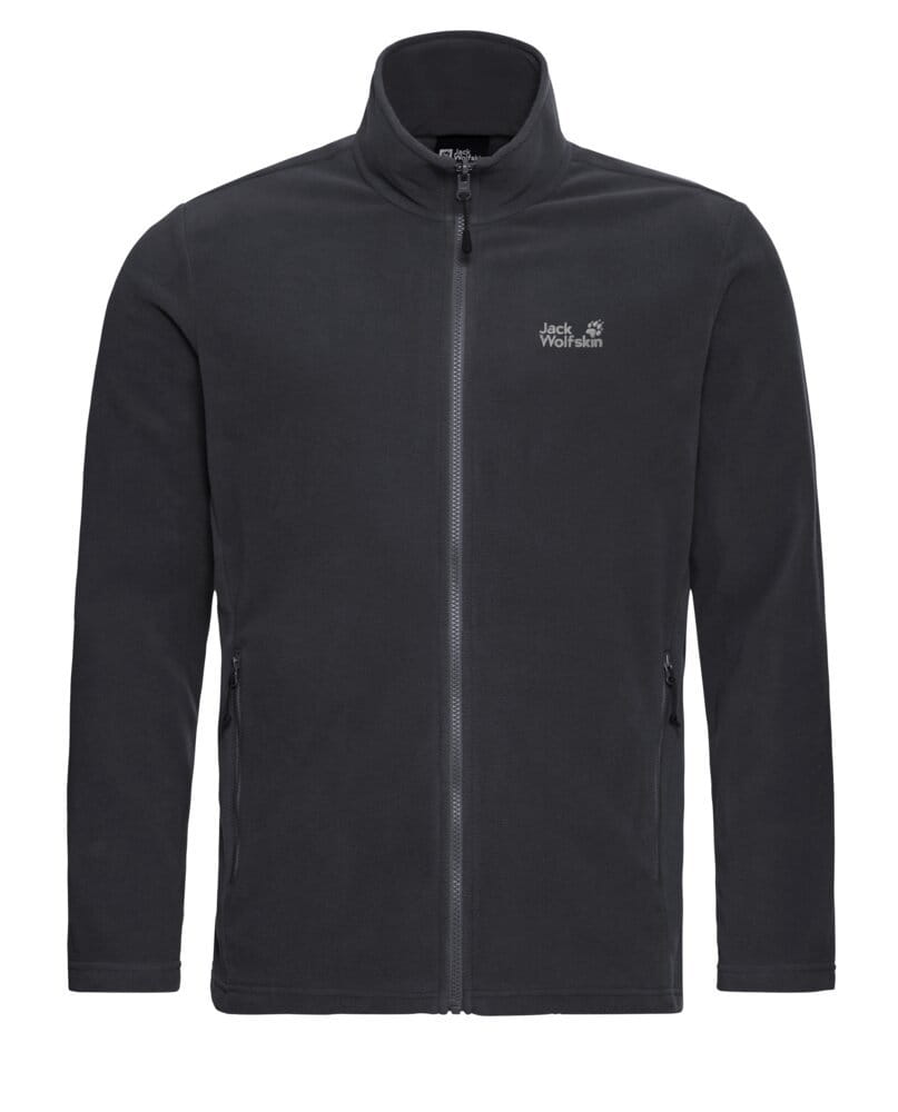 Jack Wolfskin Ανδρικά Ζακέτα Fleece – Taunus 100 FZ – Μαύρο