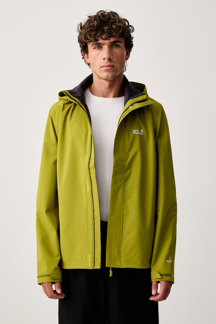 Jack Wolfskin Men's Waterproof Jackets – Trailtime 2L – Ανοιχτό χακί