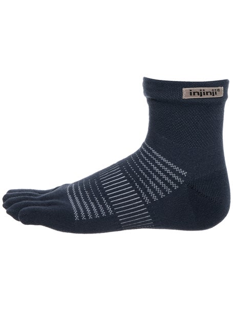 Running Socks - Injinji Run Original Mini Crew Navy