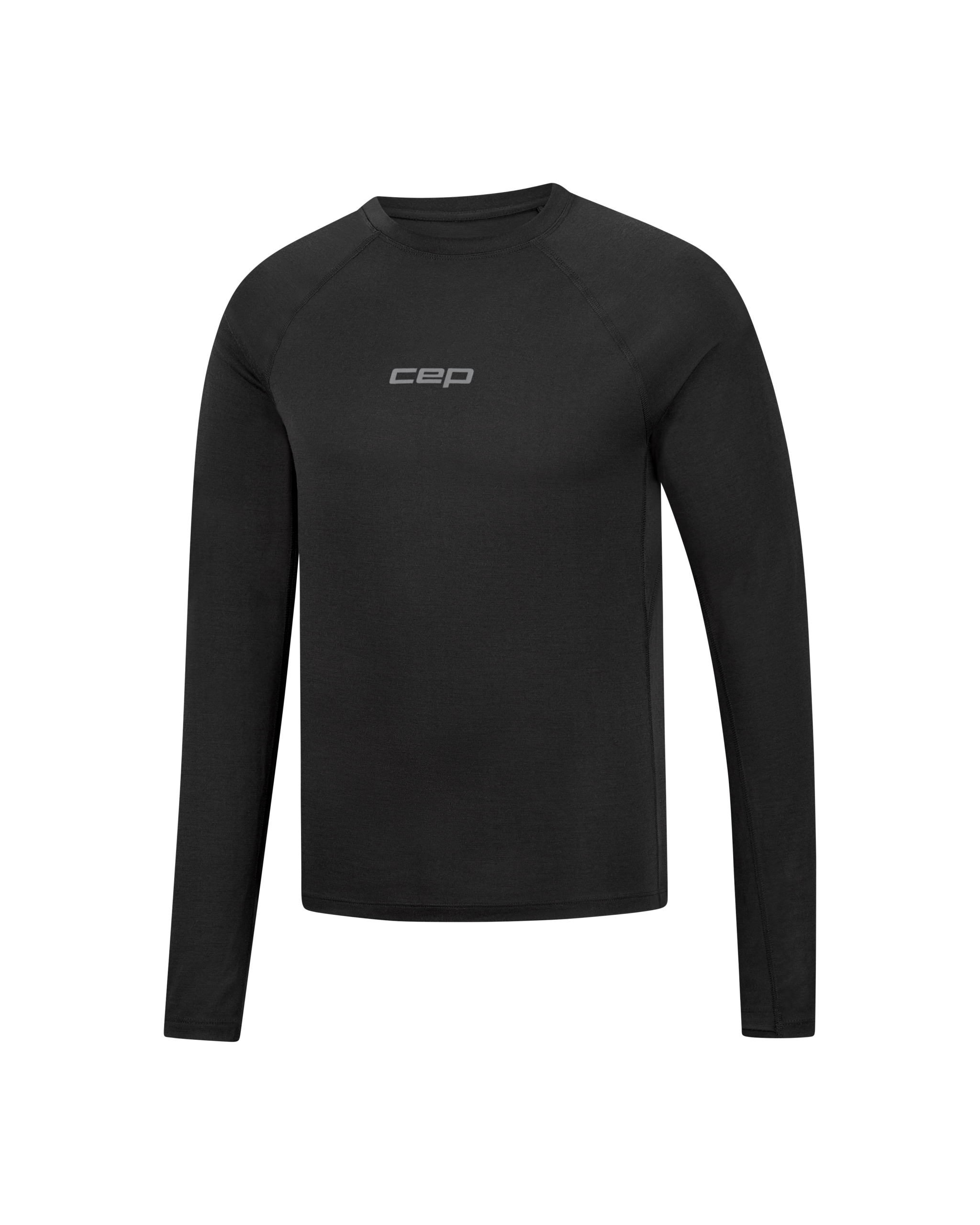 CEP Ανδρική Ισοθερμική Μπλούζα Μακρυμάνικη – Core Run Merino Base Layer Shirt Long Sleeve – Black - Image 2