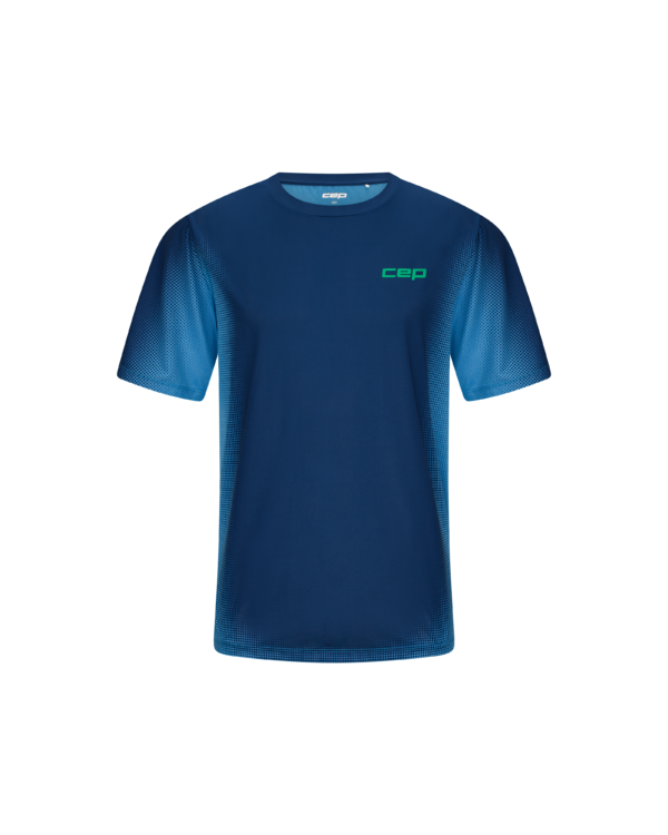 CEP Ανδρική Μπλούζα Κοντομάνικη – Run Shirt Short Sleeve – Blue