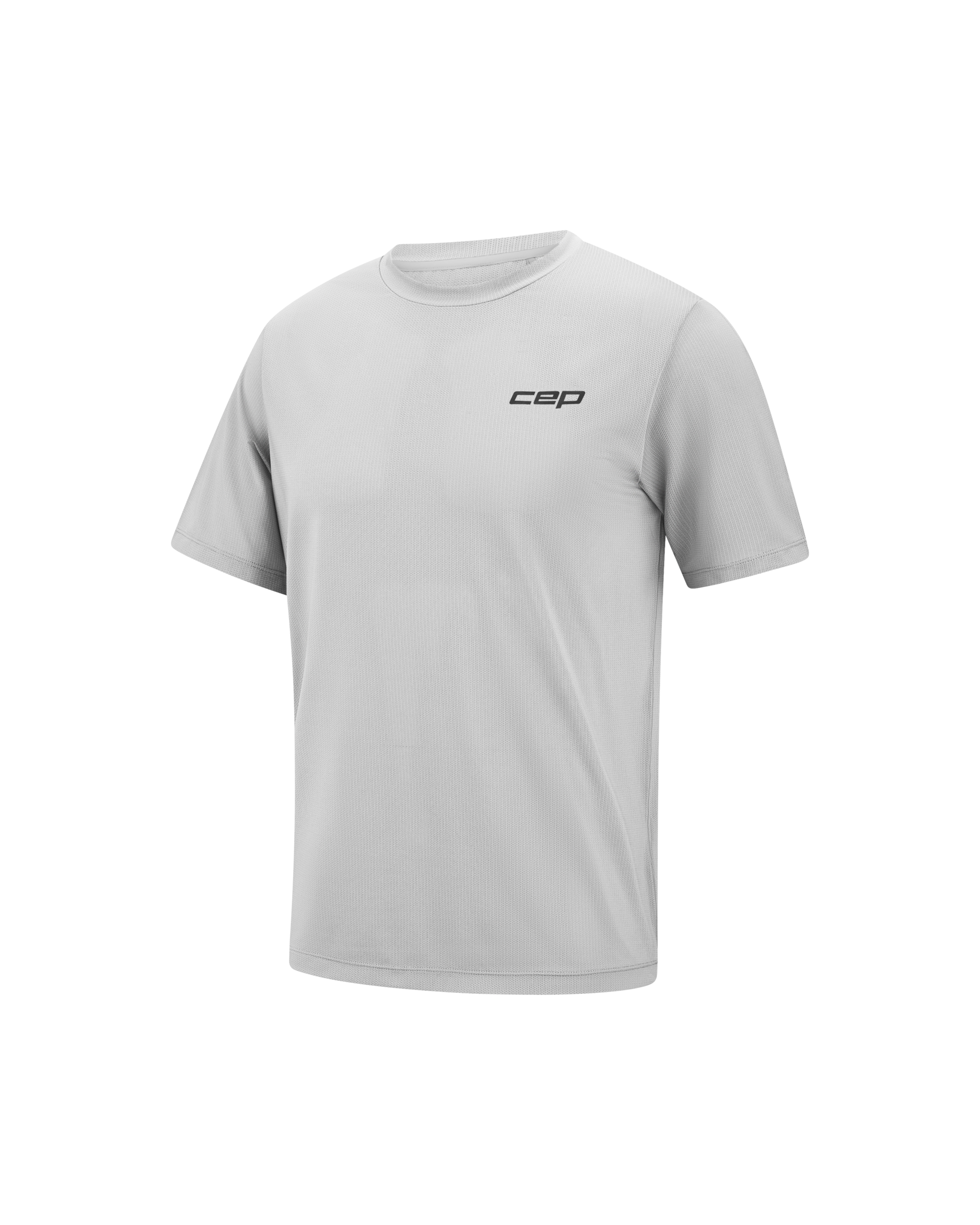 CEP Ανδρική Μπλούζα Κοντομάνικη – Run Shirt Short Sleeve – Grey - Image 2