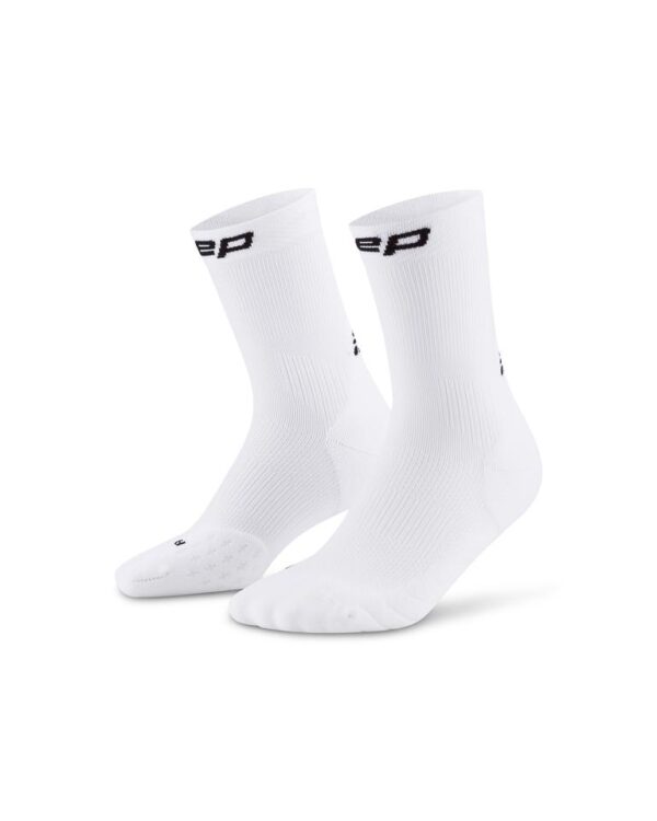 CEP run socks, mid cut, 5.0, men white