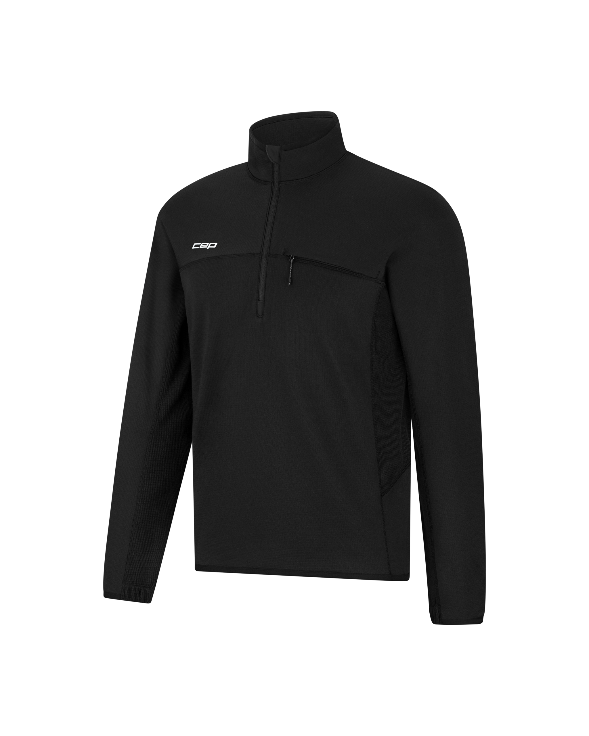 CEP Ανδρική Μπλούζα Μακρυμάνικη – Core Run Thermal Zip Shirt Long Sleeve 2.0 – Black - Image 2