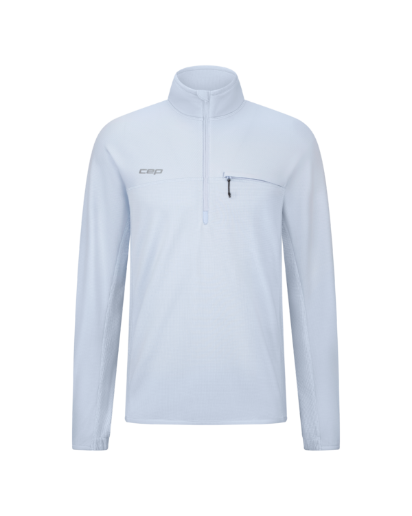CEP Ανδρική Μπλούζα Μακρυμάνικη – Core Run Thermal Zip Shirt Long Sleeve 2.0 – Blue