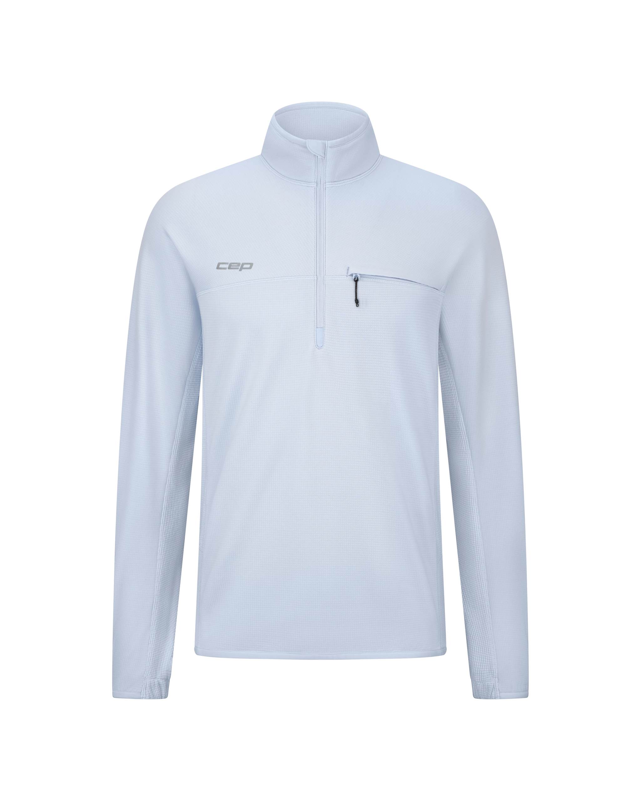 CEP Ανδρική Μπλούζα Μακρυμάνικη – Core Run Thermal Zip Shirt Long Sleeve 2.0 – Blue