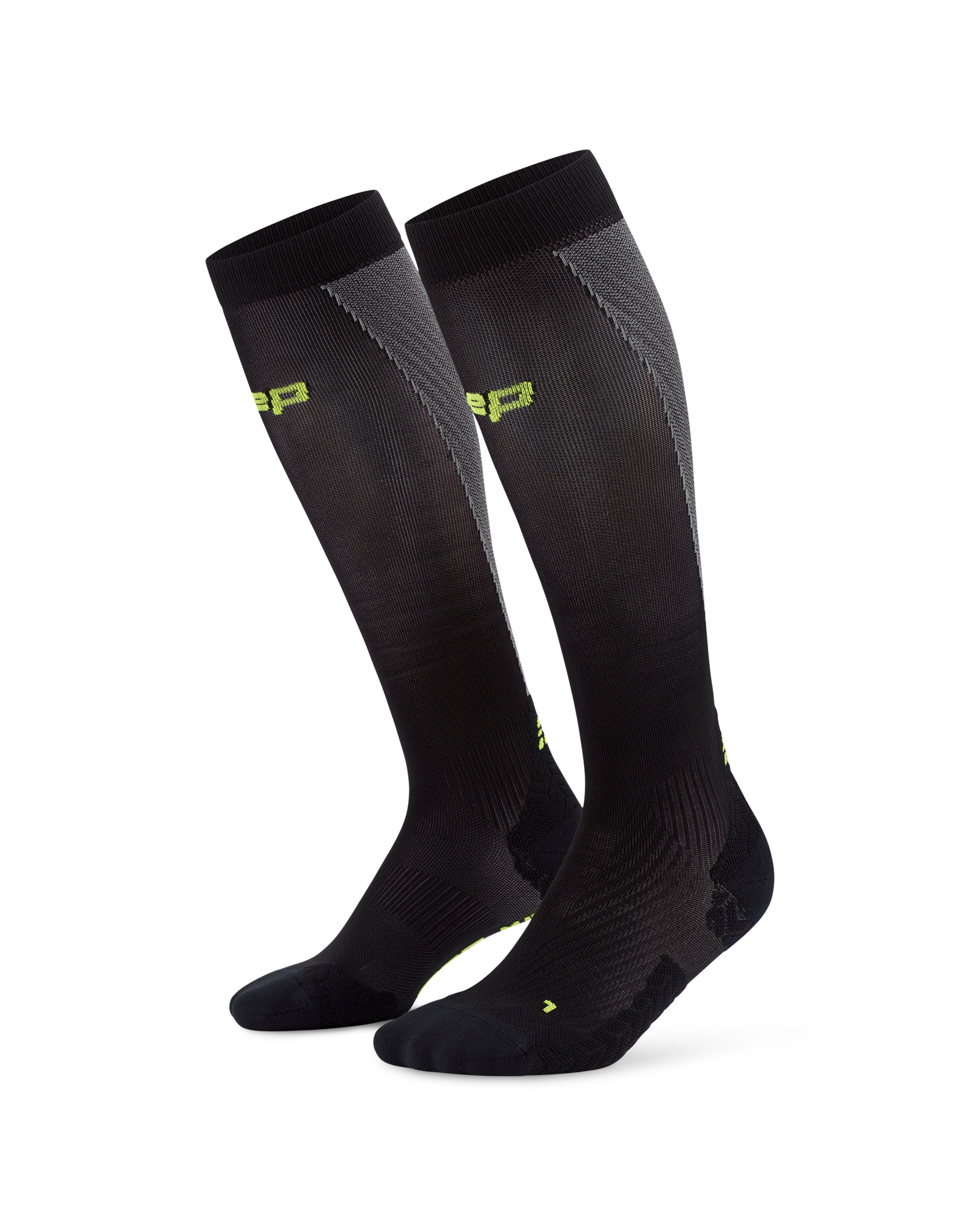 CEP run ultralight socks, tall, 4.0, men black/grey - Image 3