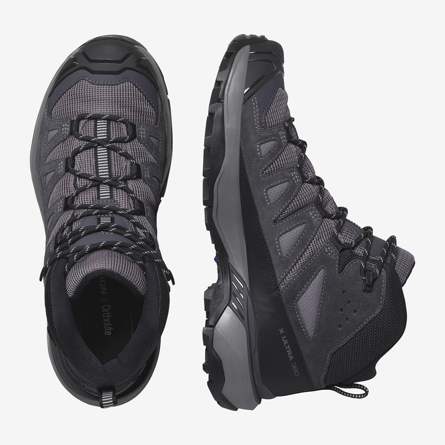 Salomon Women's Shoes X ULTRA 360 LTR MID GTX Grey - Image 2
