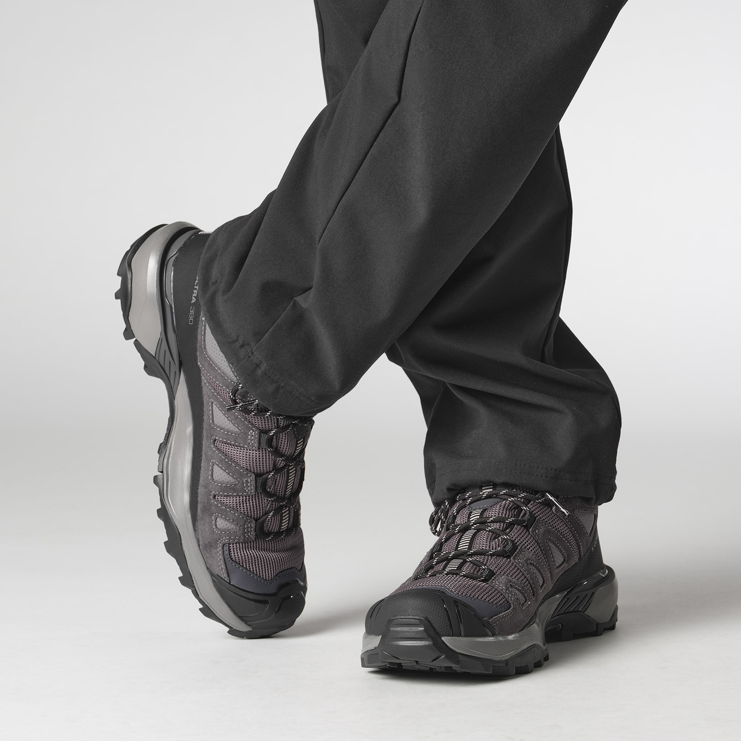 Salomon Women's Shoes X ULTRA 360 LTR MID GTX Grey - Image 5
