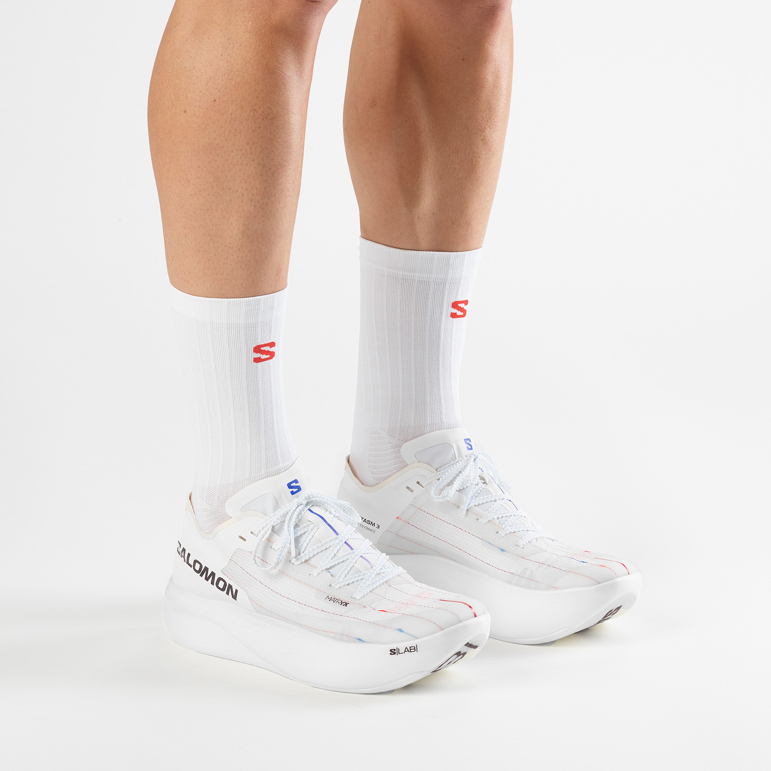 Salomon Unisex Παπούτσια S/LAB PHANTASM 3 MADE IN FRANCE Άσπρο / Κόκκινο - Image 7