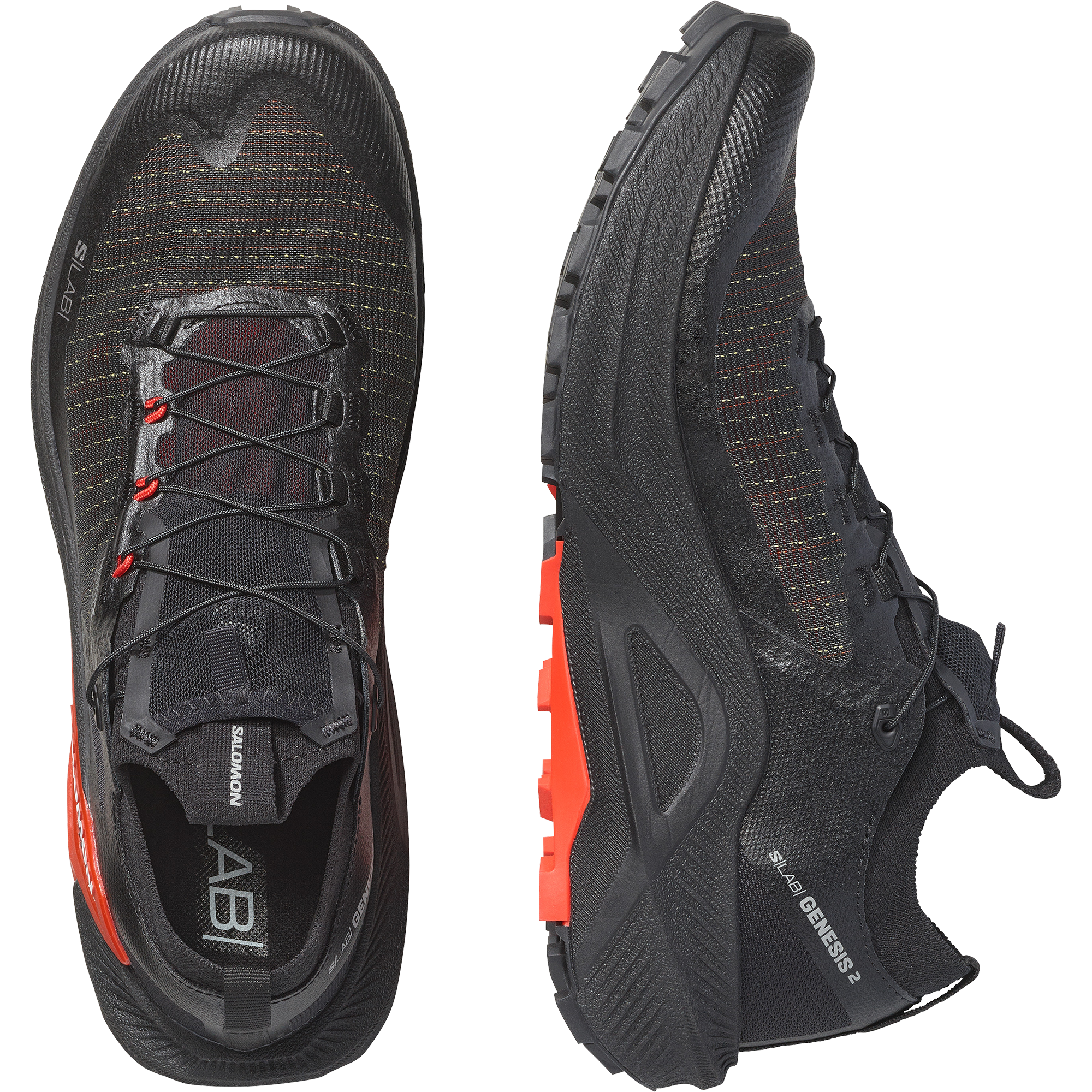 Salomon Unisex Παπούτσια S/LAB GENESIS 2 Μαύρο / Κόκκινο - Image 2
